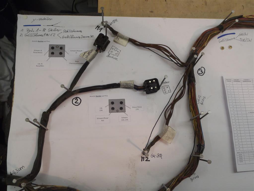 Replacing wiring harness